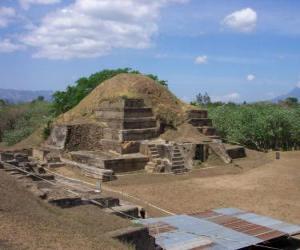 пазл Археологические сайт Хойя-де-Серен, Сальвадор.